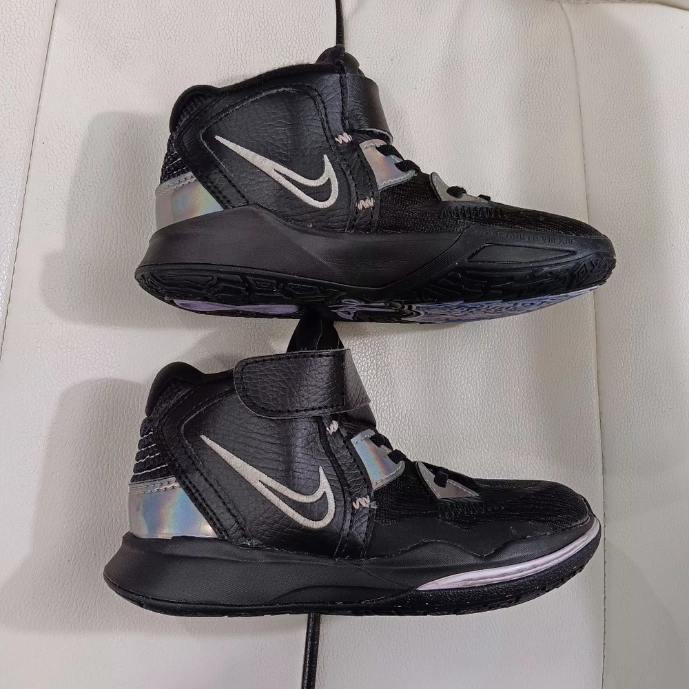 Nike Kids 11C Kyrie Infinity Black Casual Play School Everyday Shoes Unisex - Picture 3 of 9